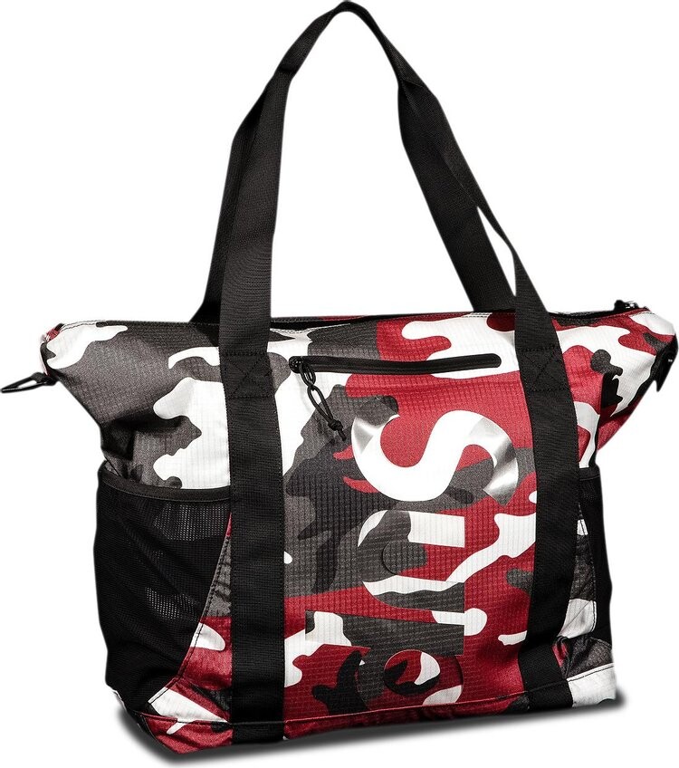 

Сумка Supreme Zip Tote Red Camo, красный
