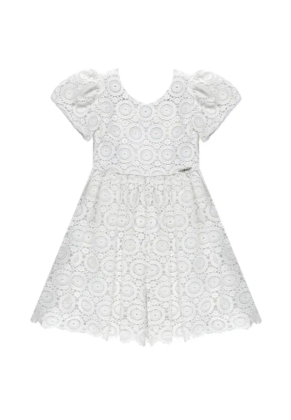Платье кружевное Abito in pizzo day dress Twinset, белый — фото 2