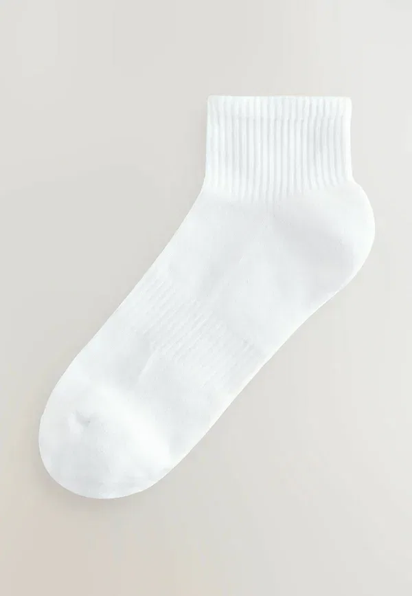 Носки спортивные, 12 пар, Cushioned sports trainer socks, Next, White, белый — фото 2