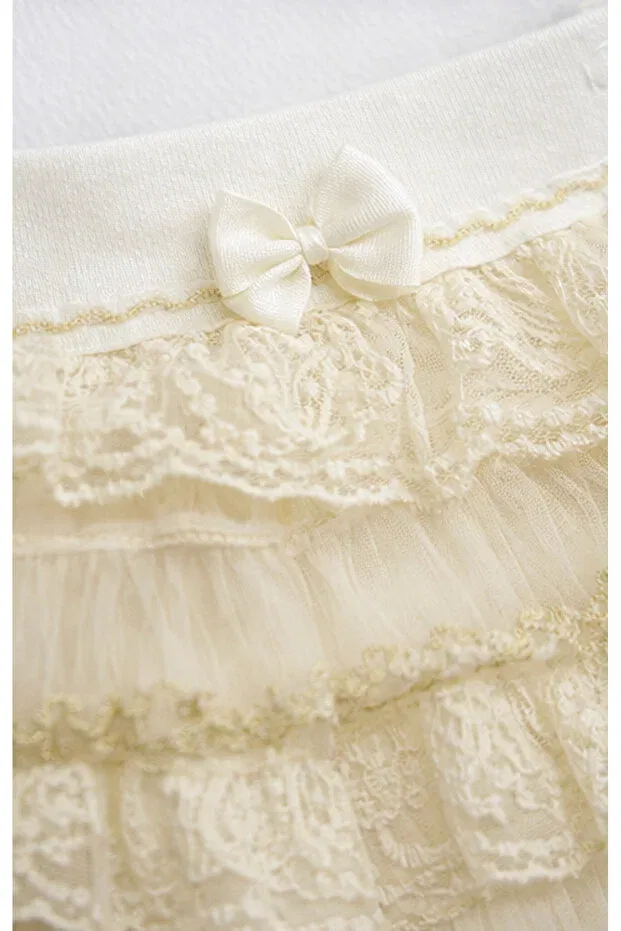 Детский комплект для девочек хлопковый Basics Kardeşler Bebe, Pink-Beige — фото 3