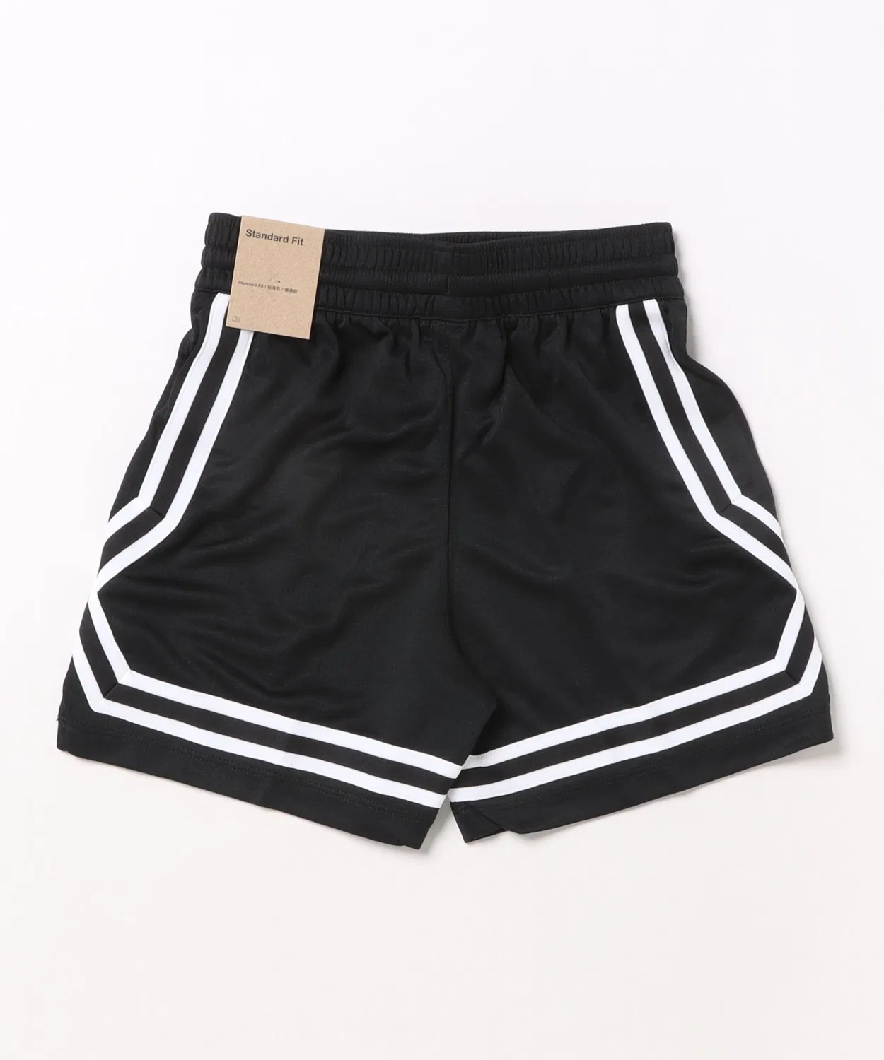 Детские шорты для мальчиков с принтом Nike Dri-FIT Cross Over 5IN NIKE, Black/White — фото 2