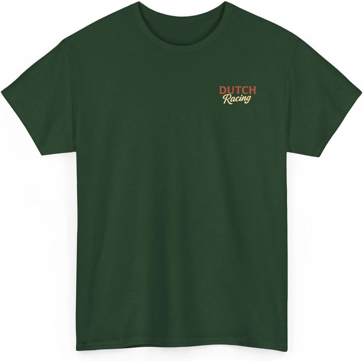 Футболка с гоночным принтом Generic, Forest Green