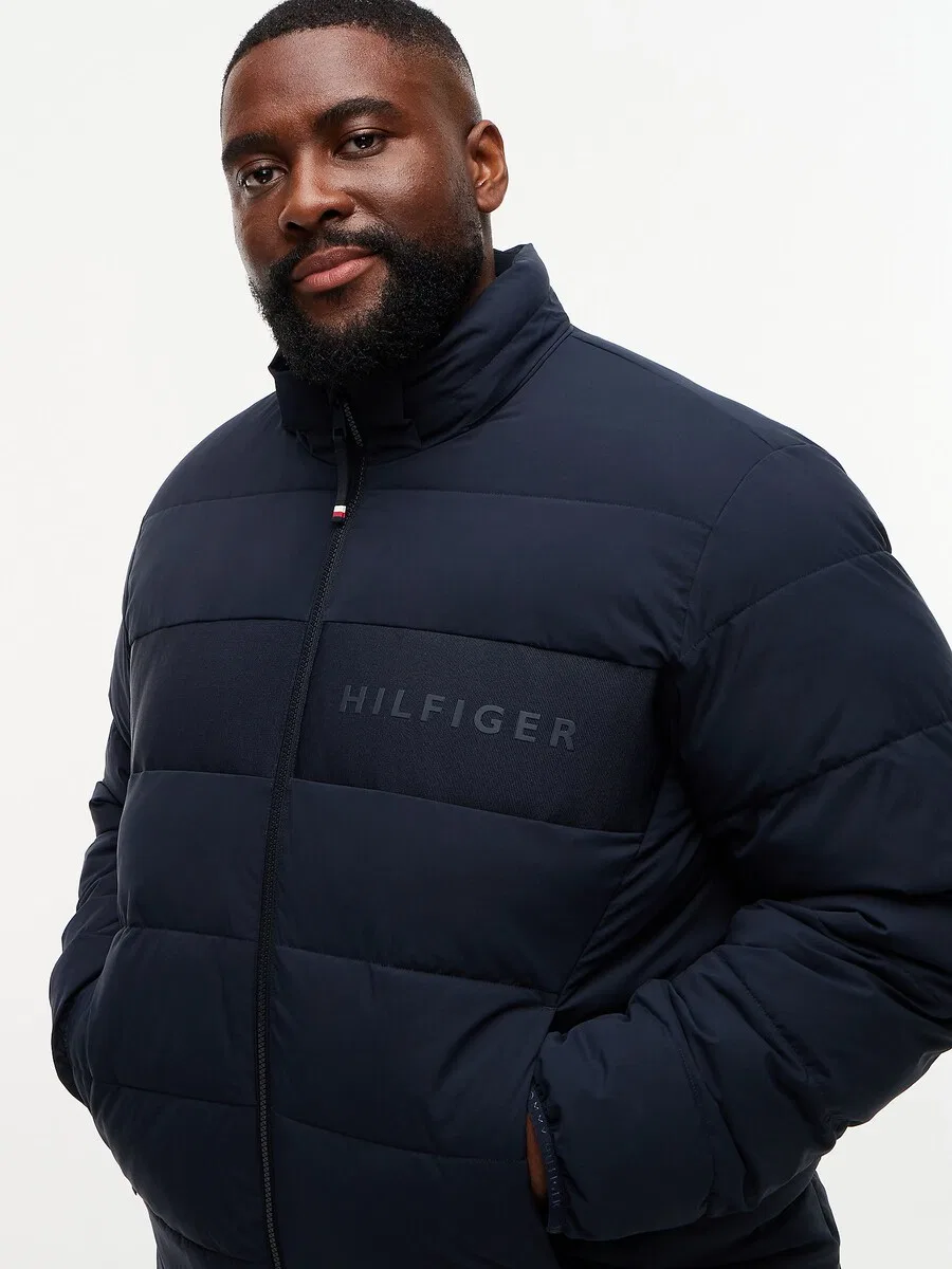 Куртка TOMMY HILFIGER межсезонья, цвет морской синий — фото 3
