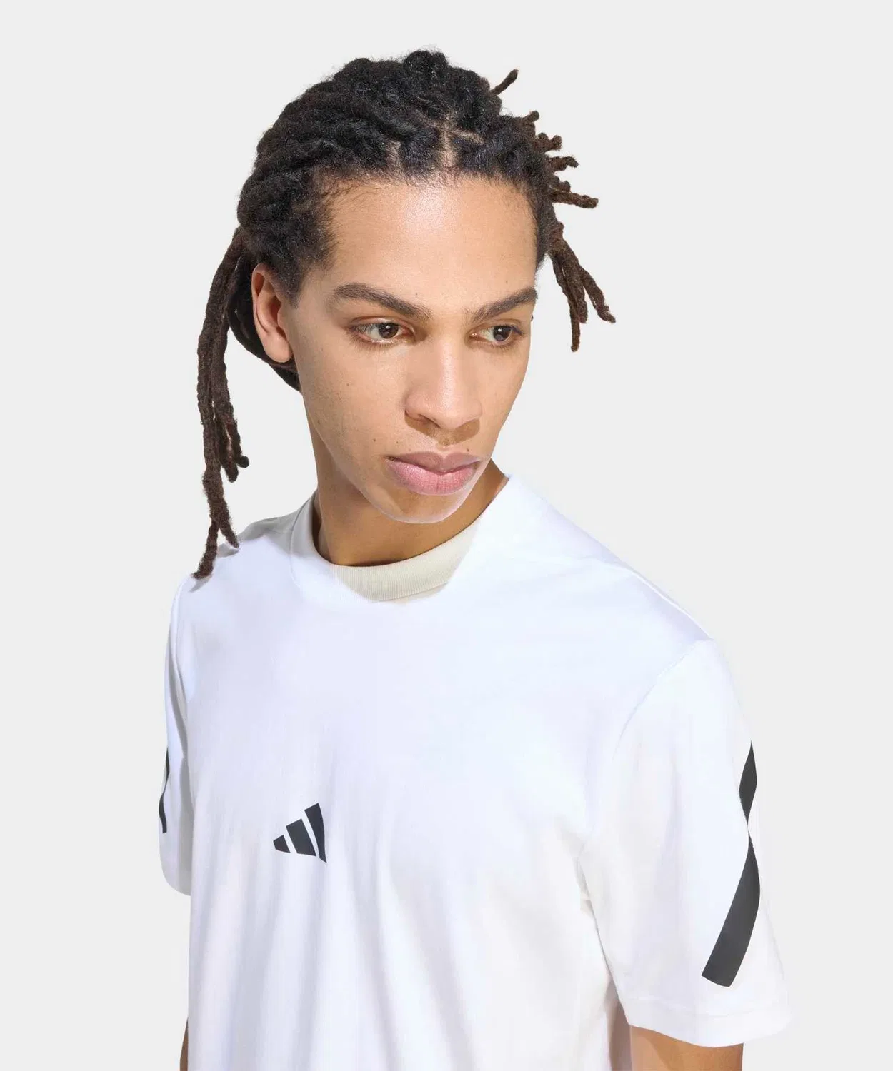 Мужская футболка с длинным рукавомZ.N.E. Adidas, Белый — фото 3