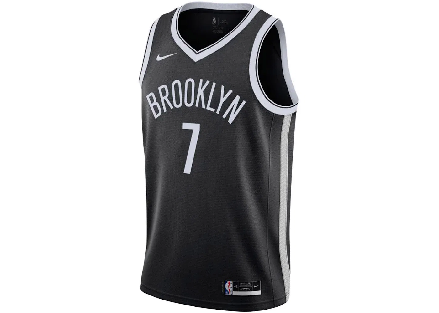 Мужская баскетбольная джерси Kevin Durant Brooklyn Nets Icon Edition Nike, Black