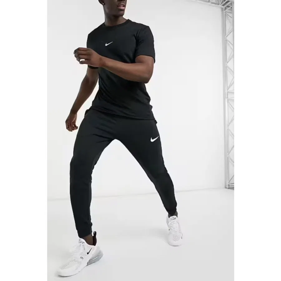 Спортивные штаны Nike Dri-FIT Taper Training Jogger, Черный — фото 4