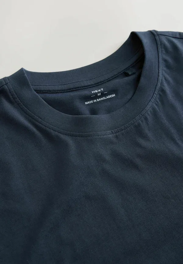 Пижама 100% хлопок Regular fit - short sleeve set Next, синий — фото 4