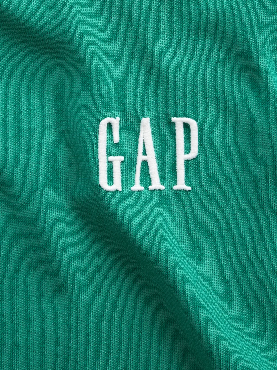 Футболка с логотипом, свободная Gap, зеленый — фото 4