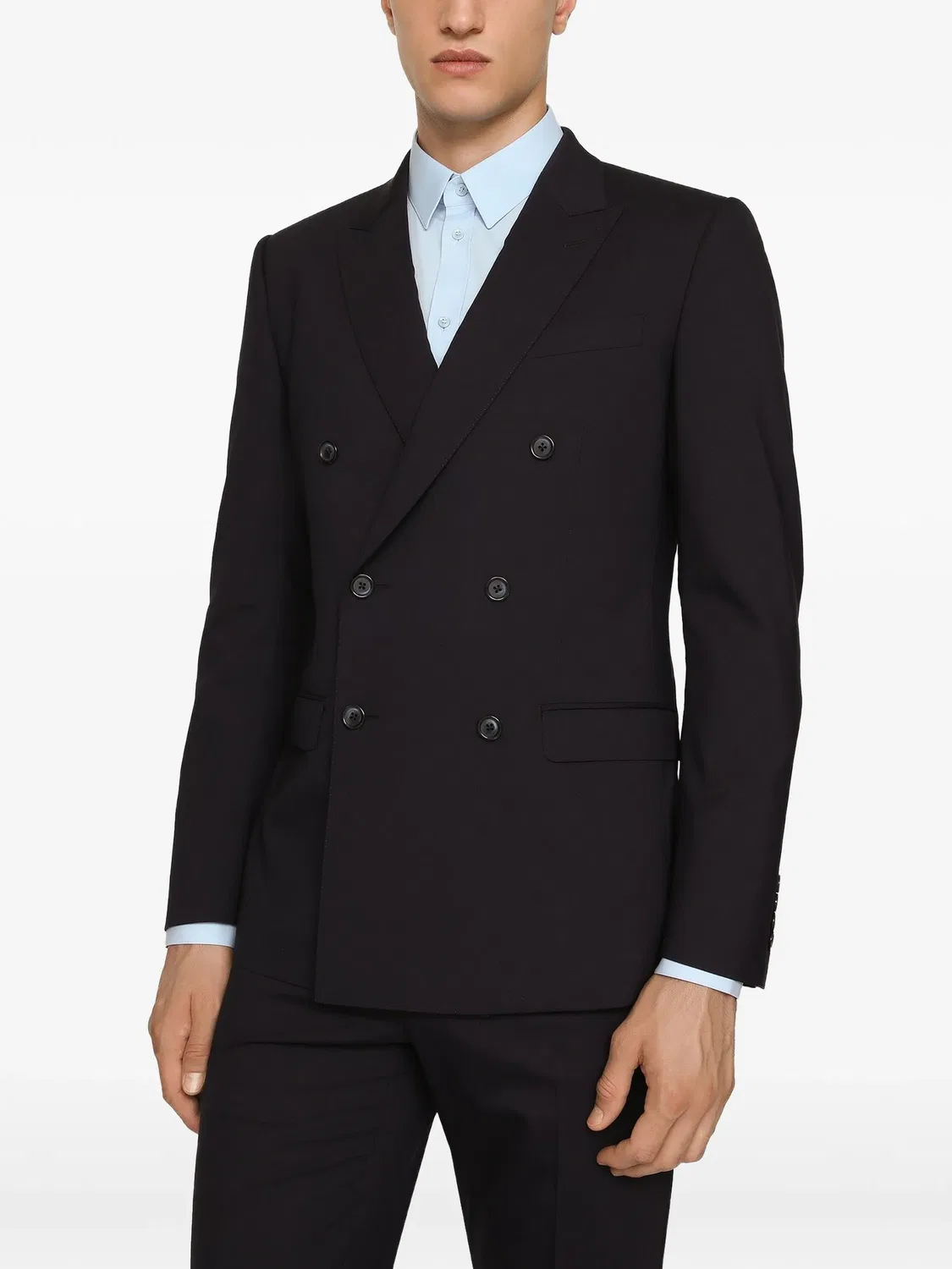 Dolce & Gabbana Двубортный костюм Martini fit синий — фото 2