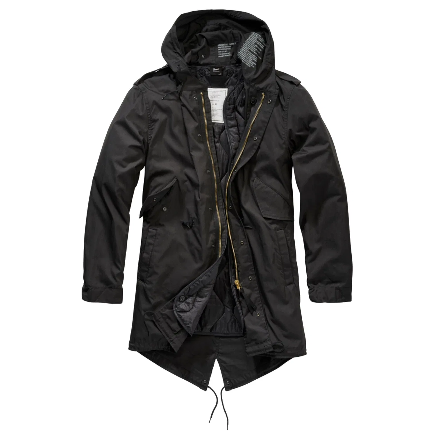 Мужская утепленная парка M51 US Parka Brandit, Black