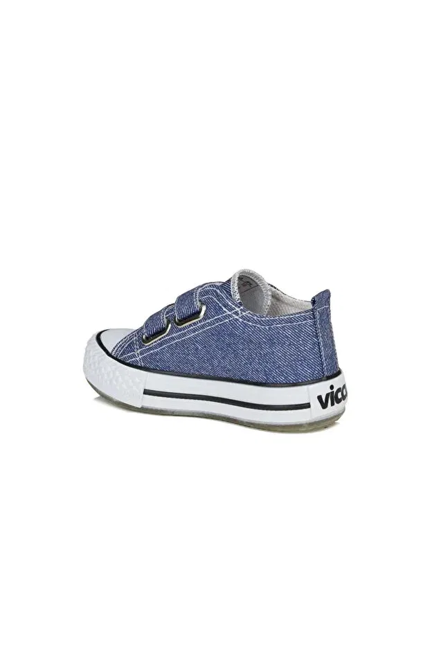 Детские повседневные туфли для мальчиков с подсветкой Vicco, Jeans Blue — фото 4
