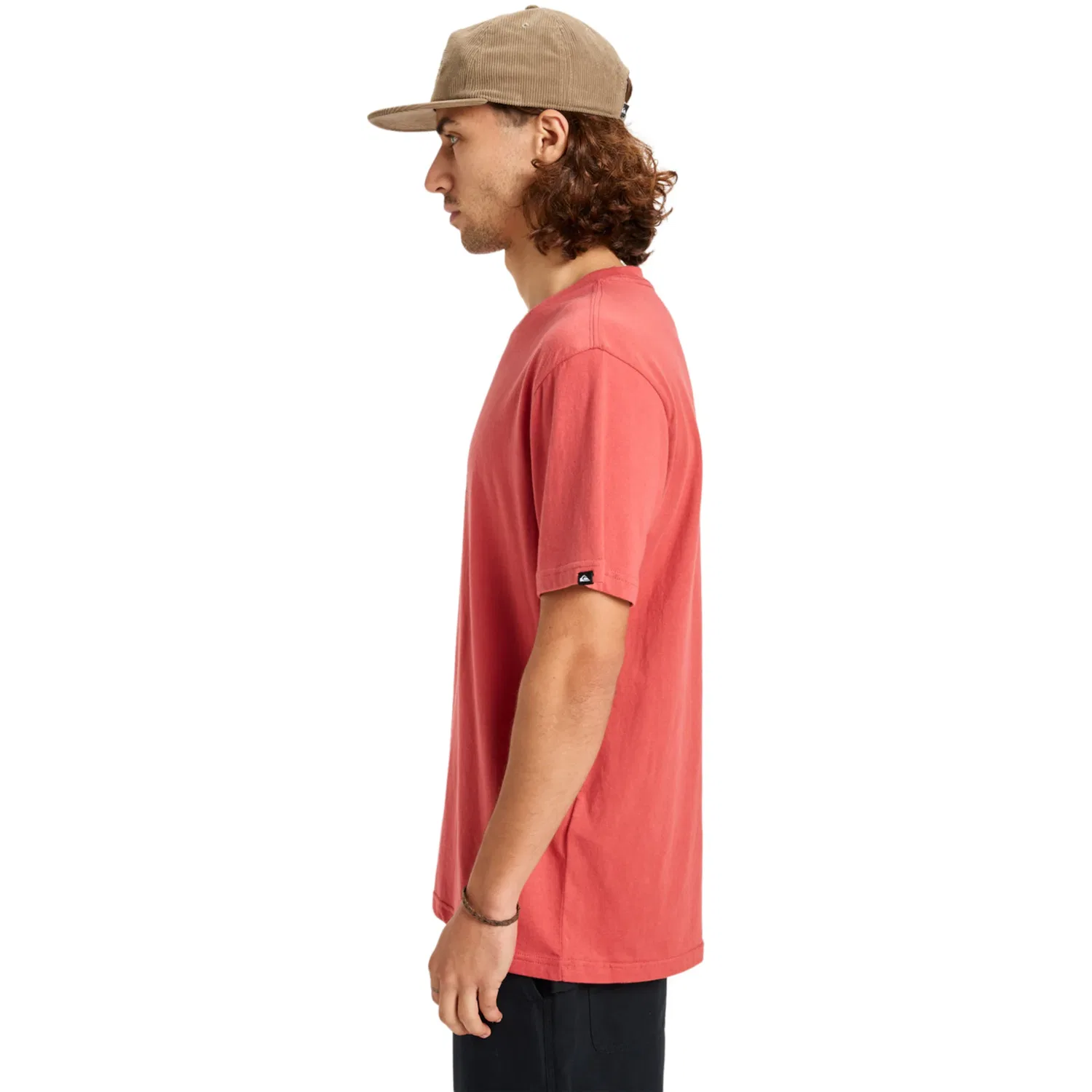 Детская хлопковая футболка Regular Fit Quiksilver, Red — фото 3