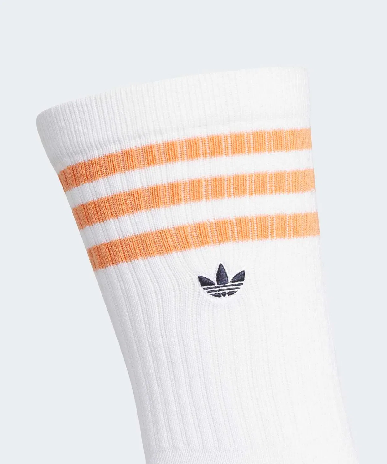Мужские носки классические с логотипом Trefoil Adidas, Белый — фото 3