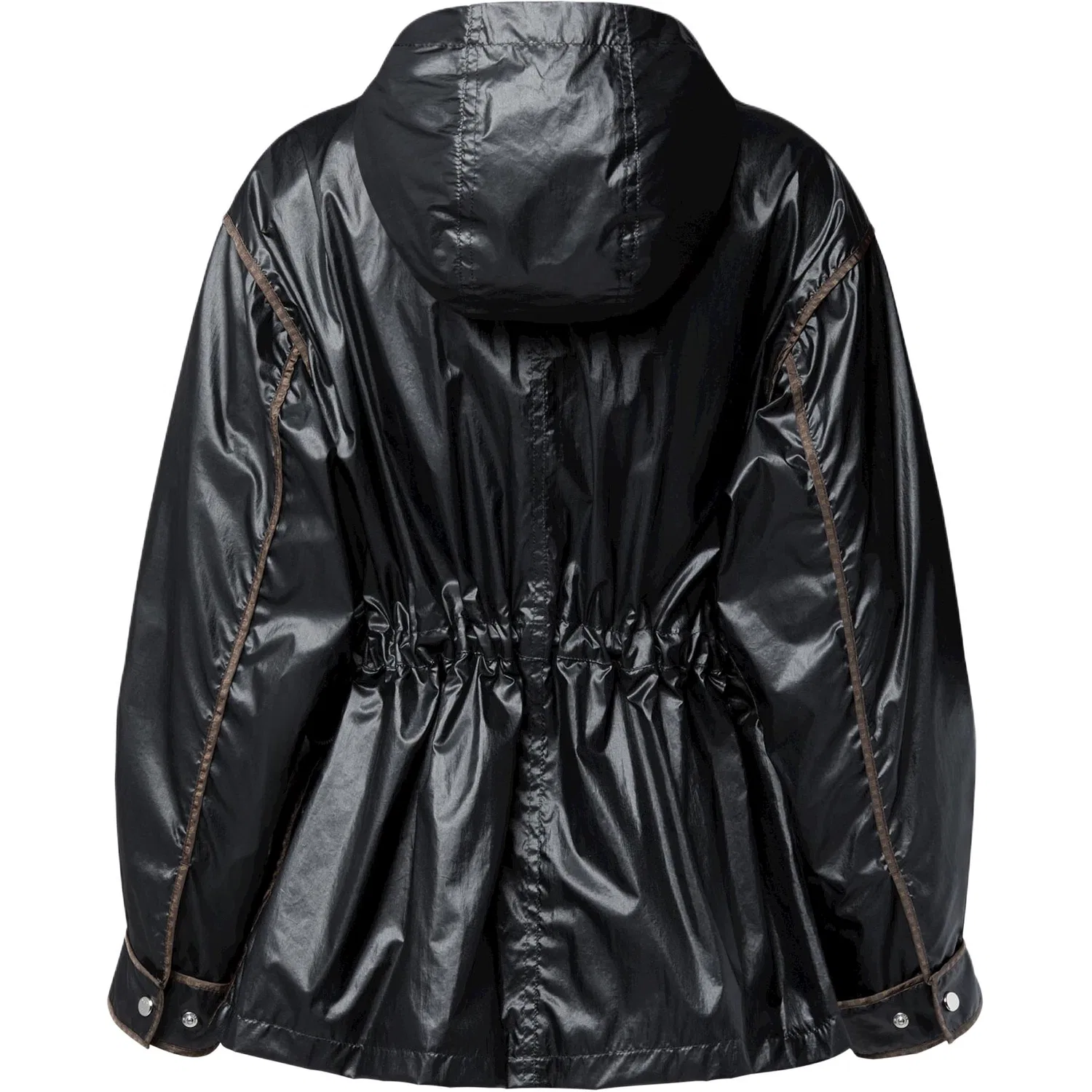 Женское пальто-парка с капюшоном Monogram Parka LOUIS VUITTON, Black — фото 3
