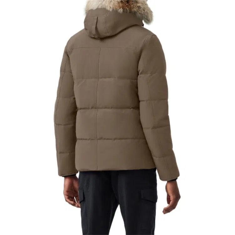 Мужская куртка-парка с наполнителем из пуха Canada Goose Wyndham, Drift Sand Brown — фото 4