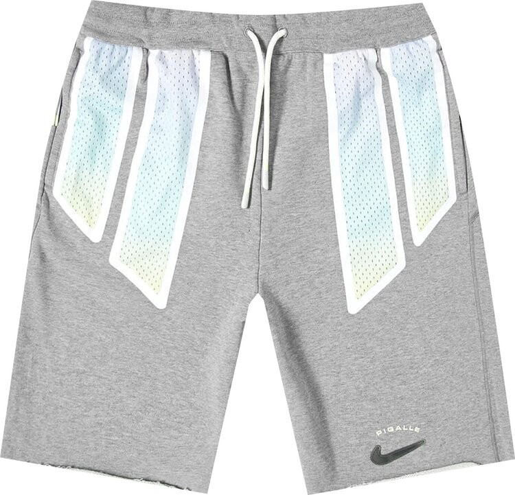 

Шорты Nike x Pigalle Fleece Shorts 'Dark Grey Heather', серый