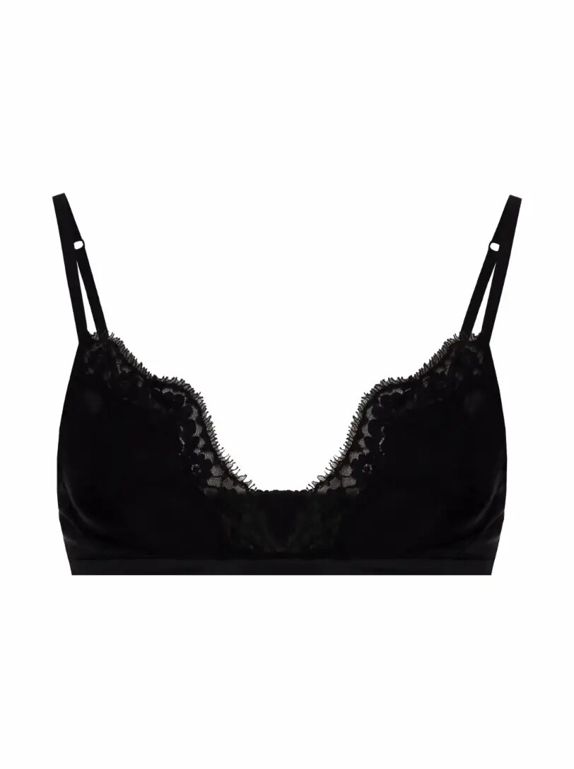 

Шелковый бюсгальтер с кружевом Dolce&Gabbana