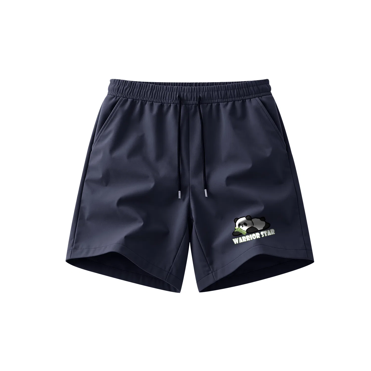 Детские шорты повседневные прямого кроя Ice Silk Fabric Dark Blue WARRIOR