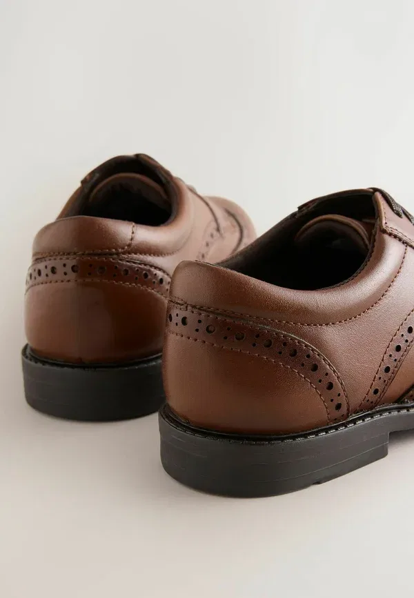 Ботинки кожаные Lace-ups Next Tan Brown, светло-коричневый — фото 3