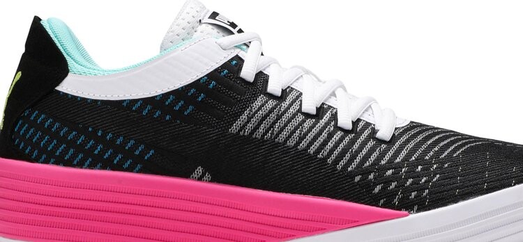 Кроссовки Puma Clyde All-Pro Black Luminous Pink, черный — фото 2