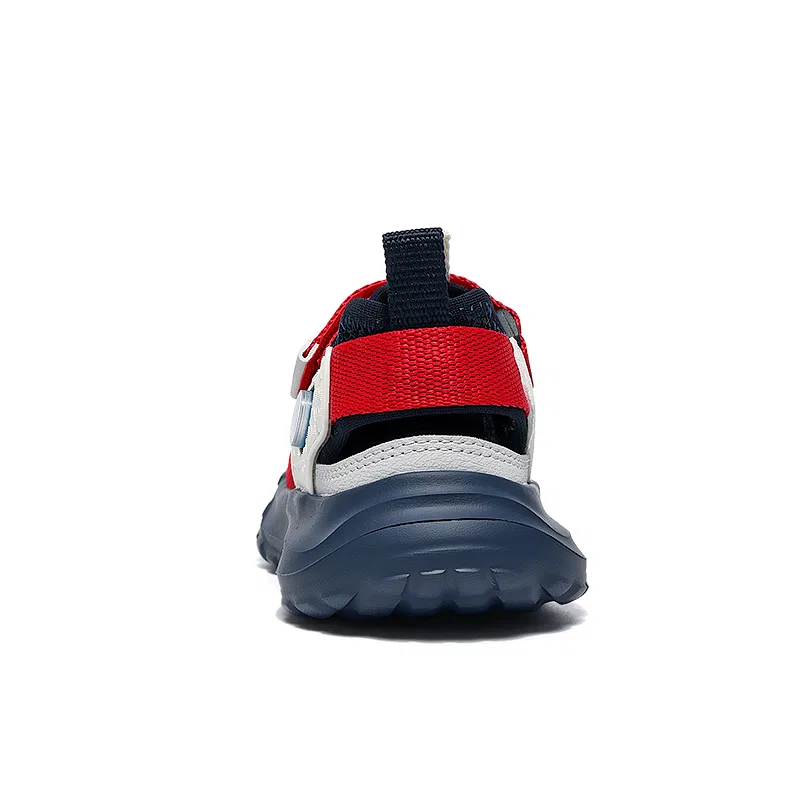 Детские сандалии из сетки и синтетической кожи, Dark Blue Red, VENICEW — фото 4