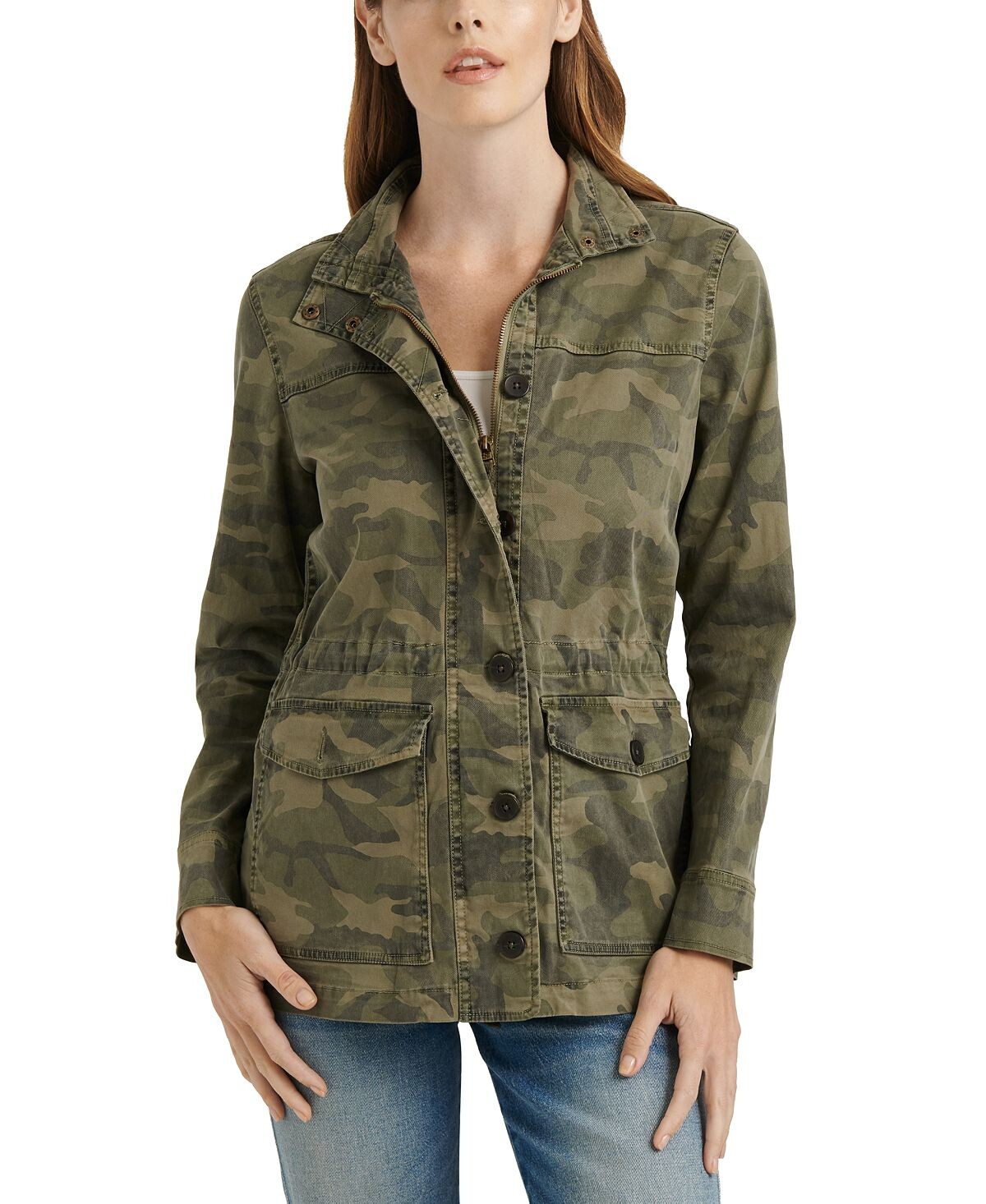 

Камуфляжная куртка Lucky Brand, зеленый