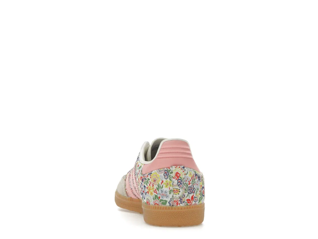 Детские Кроссовки с Вышитым Цветочным Принтом Adidas Samba OG, Floral Print/Off White — фото 4