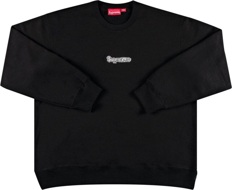 

Толстовка Supreme Gonz Logo Crewneck 'Black', черный