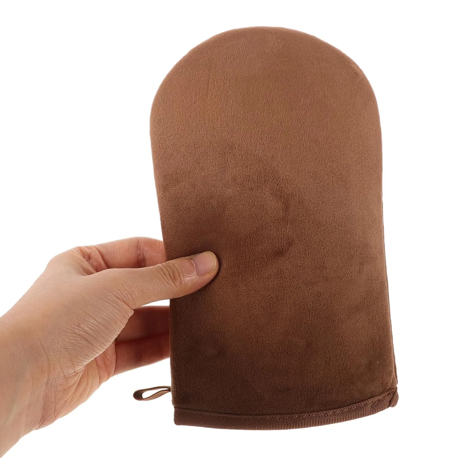 Перчатка для автозагара Healvian, фланель и губка, 20.2x12.3x1 см, Brown — фото 4
