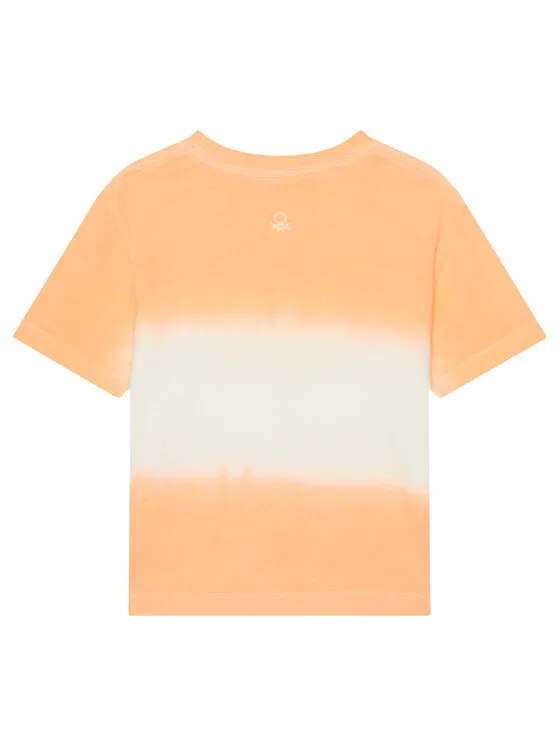 Футболка regular fit United Colors Of Benetton, оранжевый — фото 2