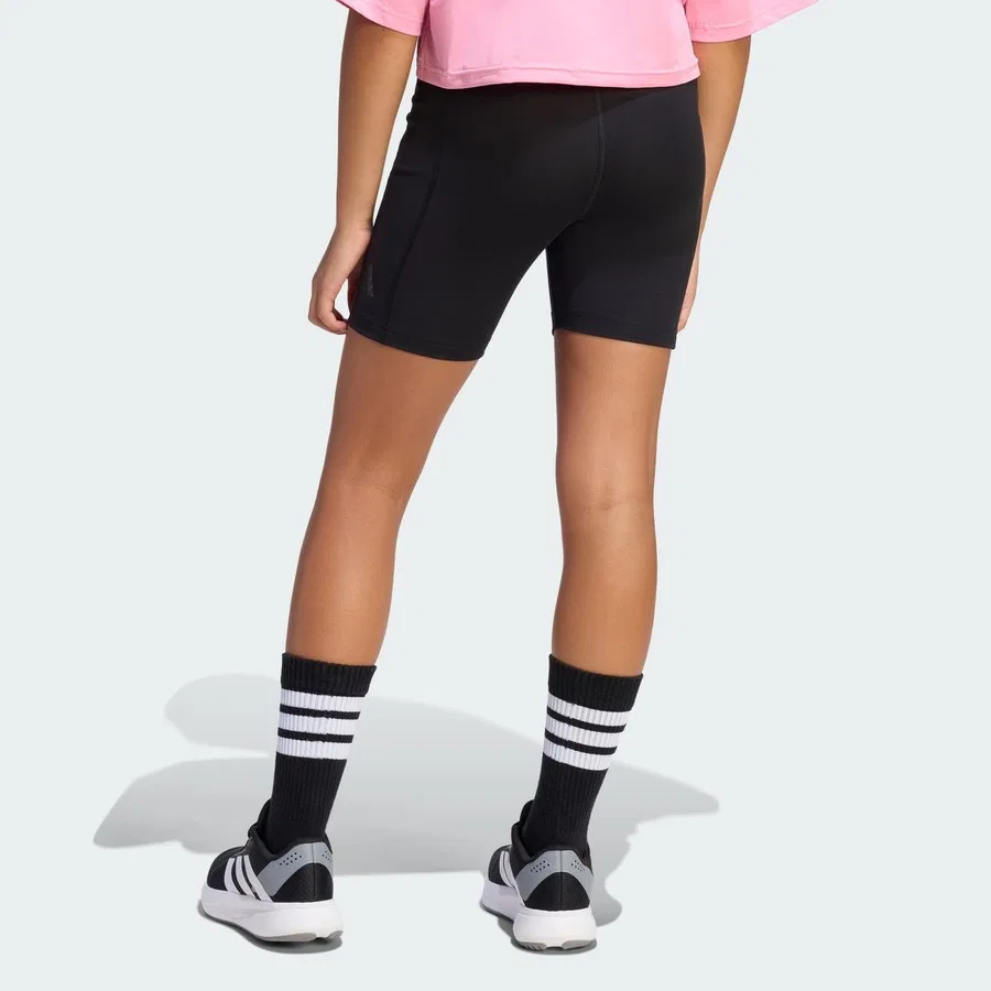 Леггинсы спортивные с высокой посадкой Future Icons Biker Soft Touch adidas, Черный — фото 2