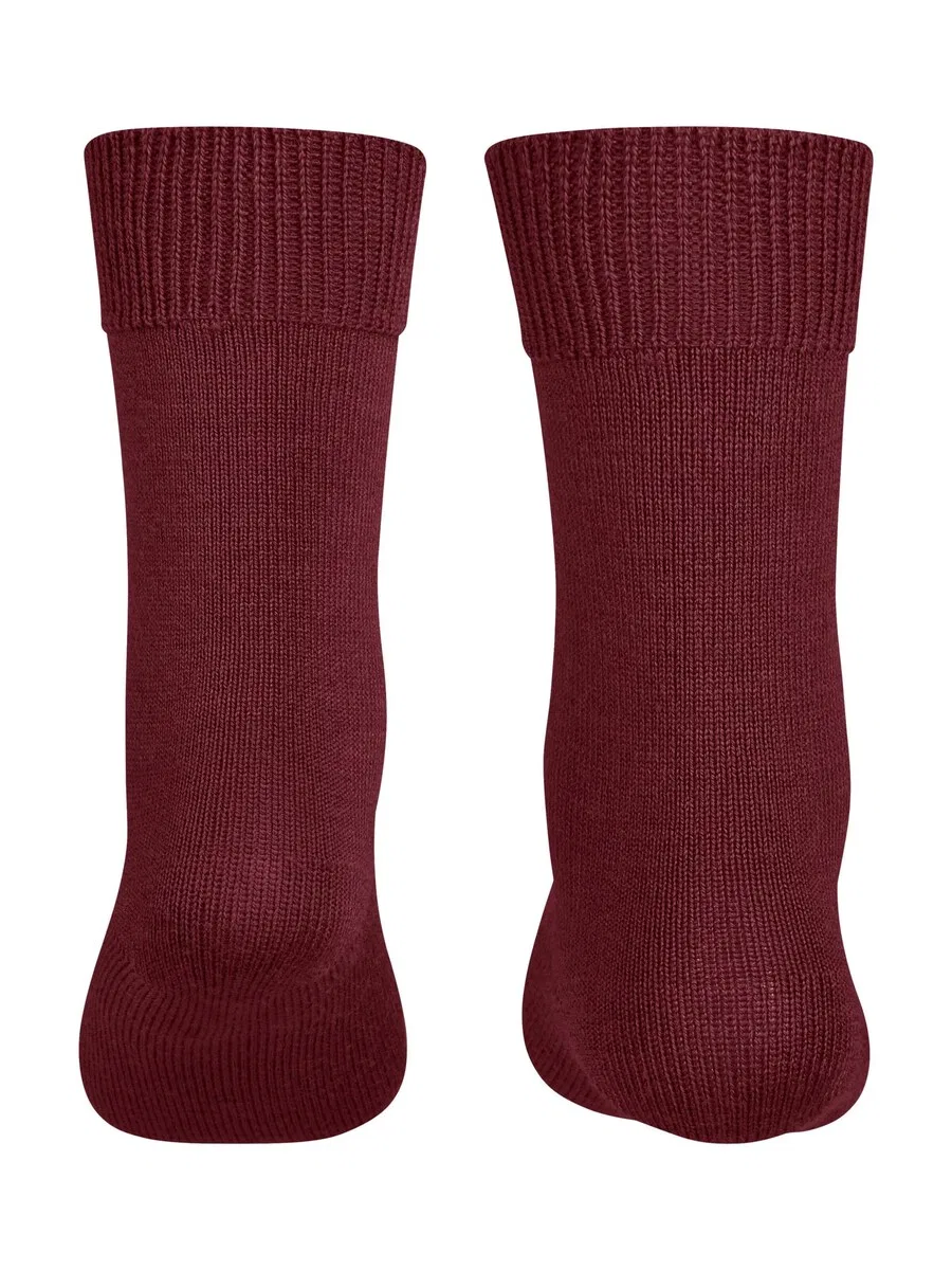 Носки FALKE 'Comfort Wool' рубиново-красного цвета — фото 2