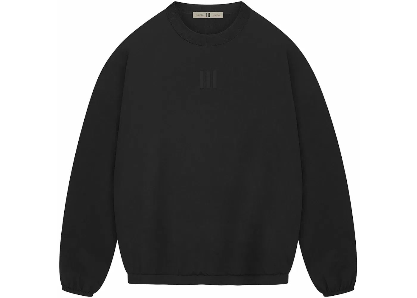 Мужской свитшот из стрейч-ткани Crewneck Fear of God, Black