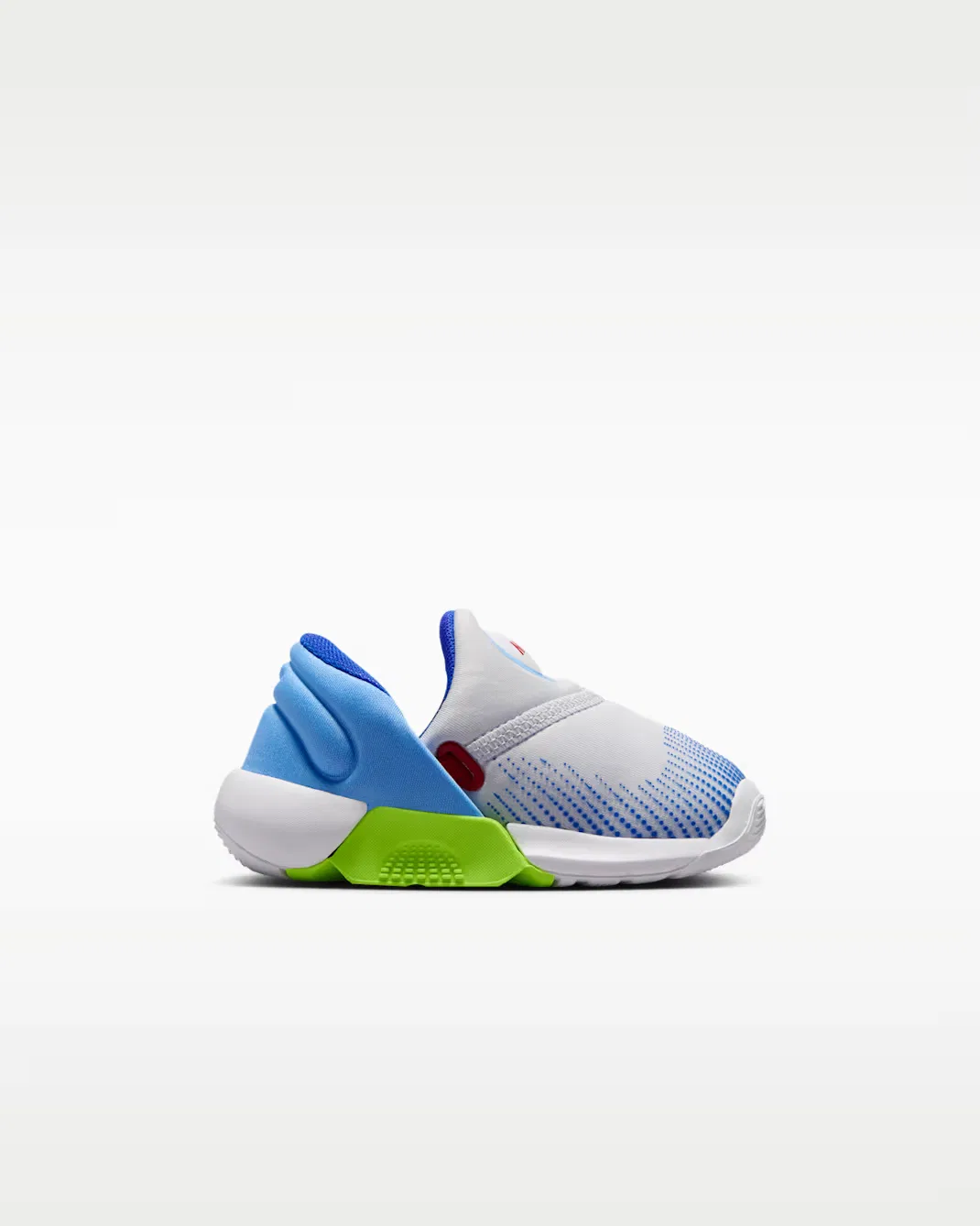 Детская/подростковая обувь Nike Swoosh Go, Football Grey/Football Blue/Volt/University Red — фото 3