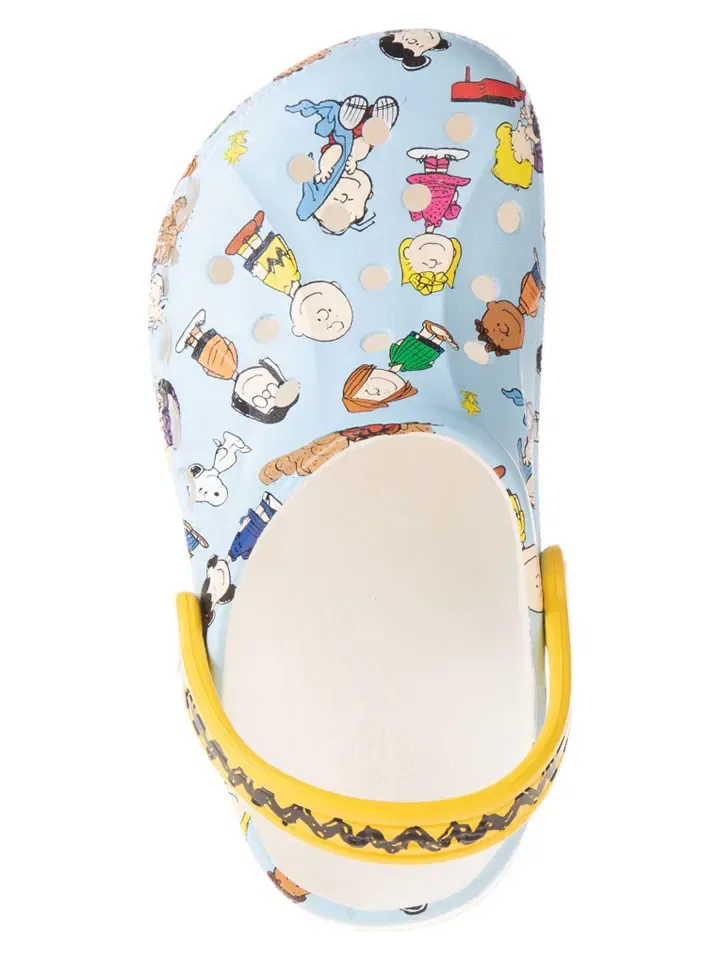 Сабо Peanuts Baya Crocs, голубой — фото 4