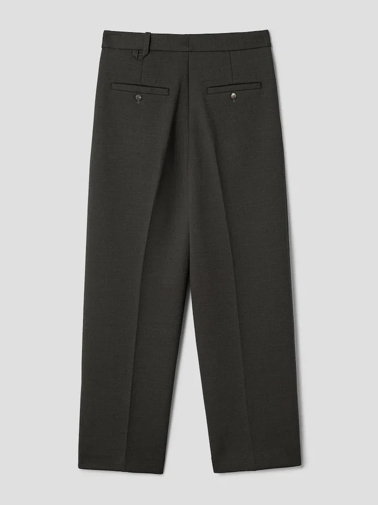 Чиносы, шерстяные, Le Pantalon Citta JACQUEMUS, Dark Khaki — фото 2