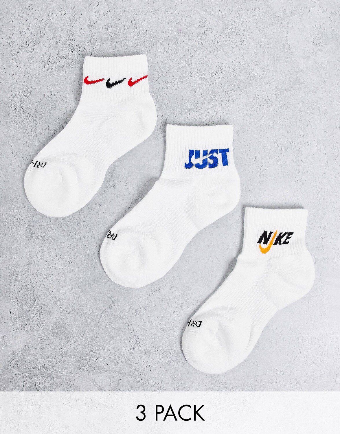

Белые носки Nike Training Cushioned Everyday Triple Swoosh