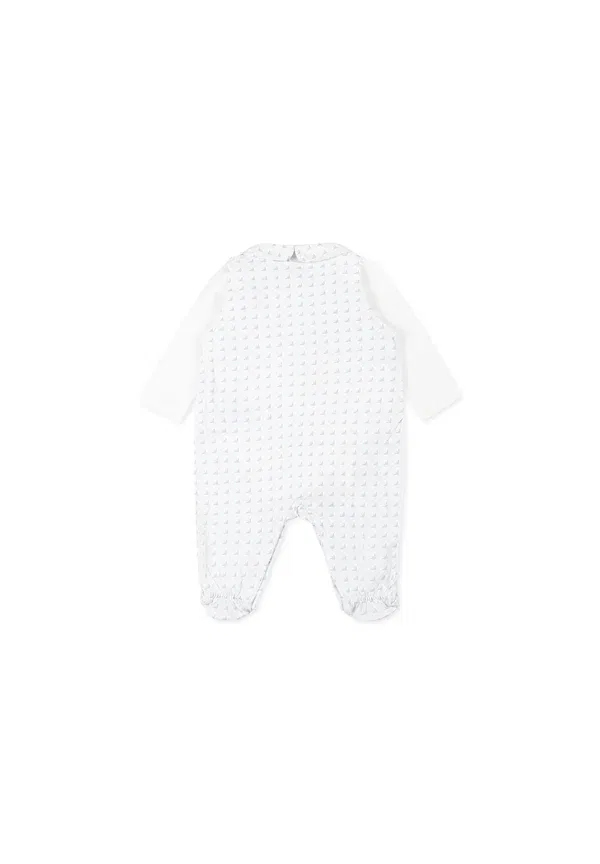 Детский комбинезон Armani Junior, белый — фото 2