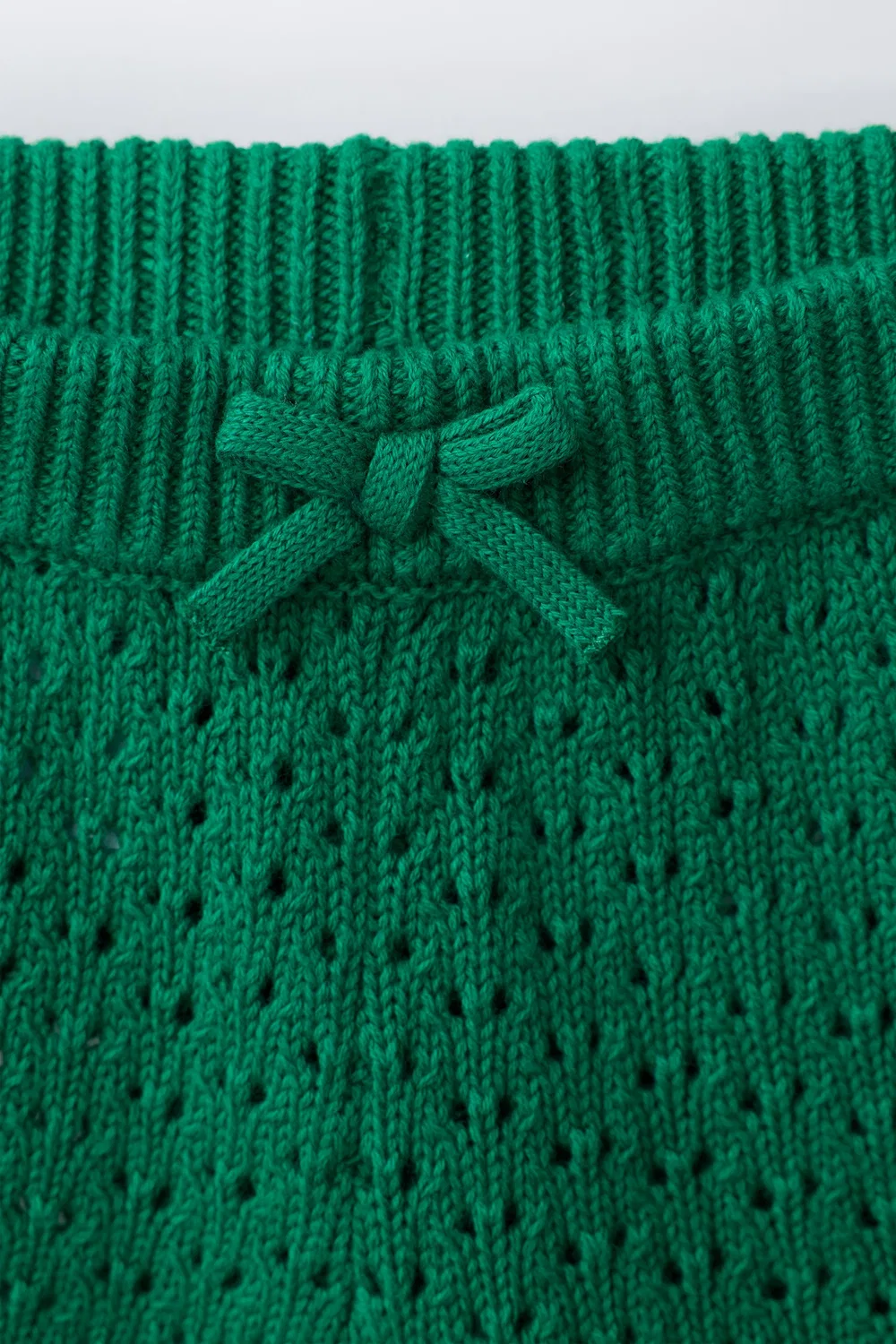 ТРИКОТАЖНЫЕ ШОРТЫ БЕРМУДА CASA LAWA X ZARA KIDS ЛИМОННОГО ТРИКОТАЖА, Green — фото 3