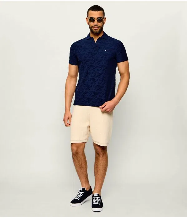 Мужское поло regular fit Tommy Hilfiger, Blu Marino — фото 2