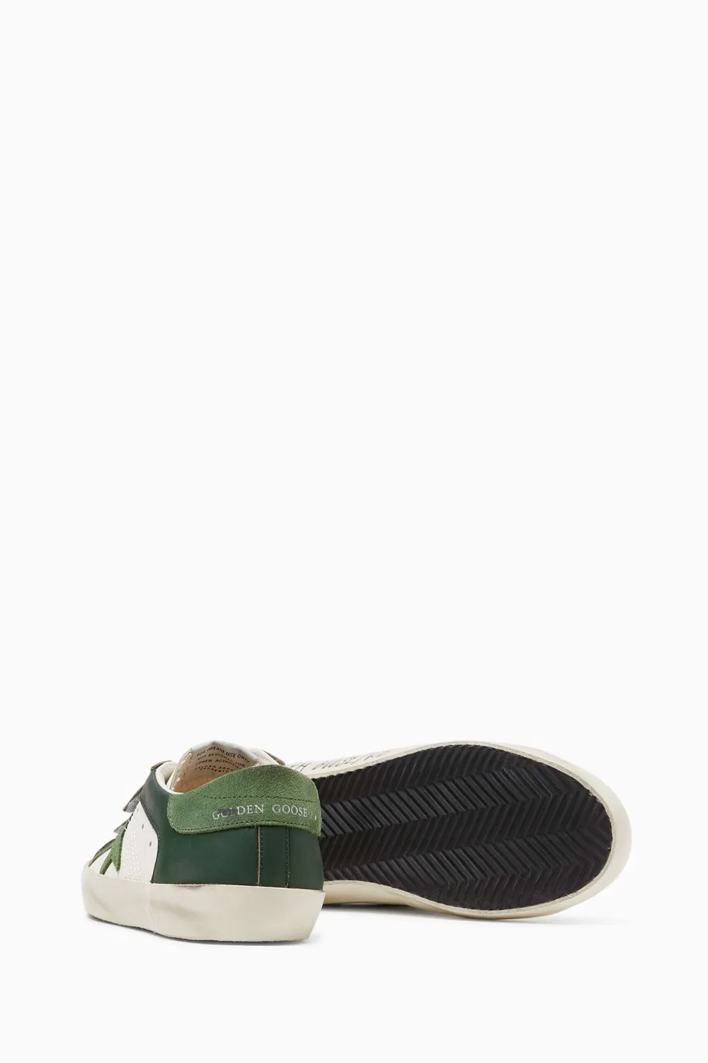 Кроссовки кожаные с замшей Old School Sneakers GOLDEN GOOSE — фото 3