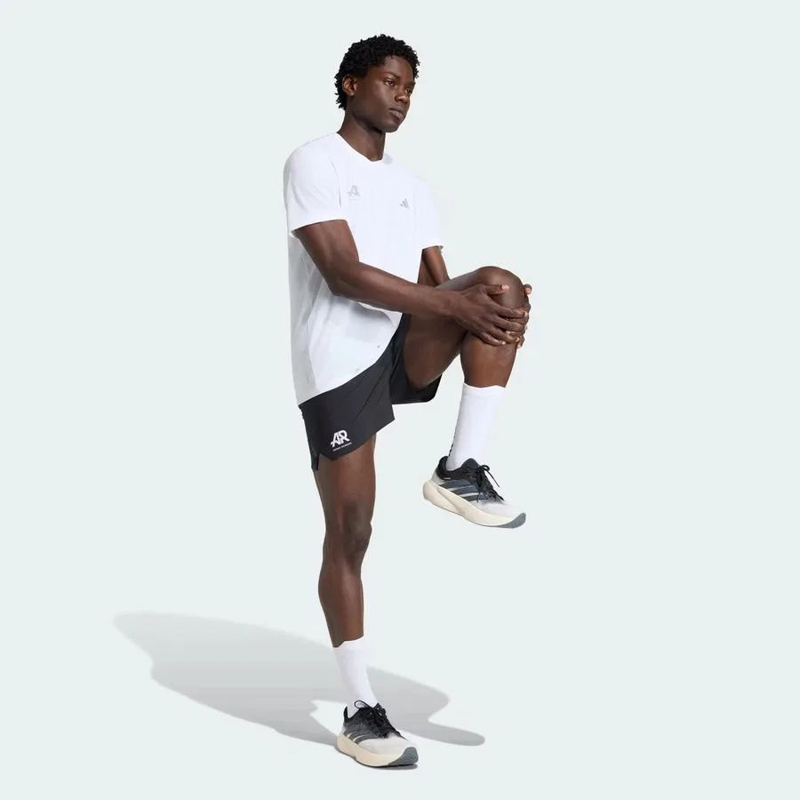Шорты спортивные с принтом ADI365 Runners adidas, Черный — фото 3