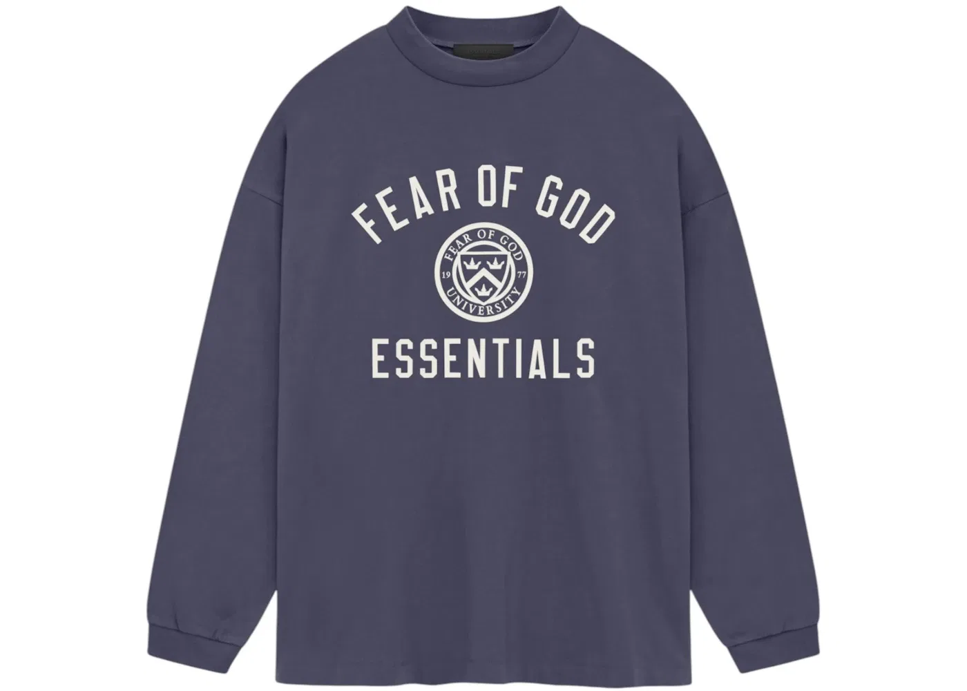 Мужская футболка с длинным рукавом Fear of God Essentials Tee, Marine