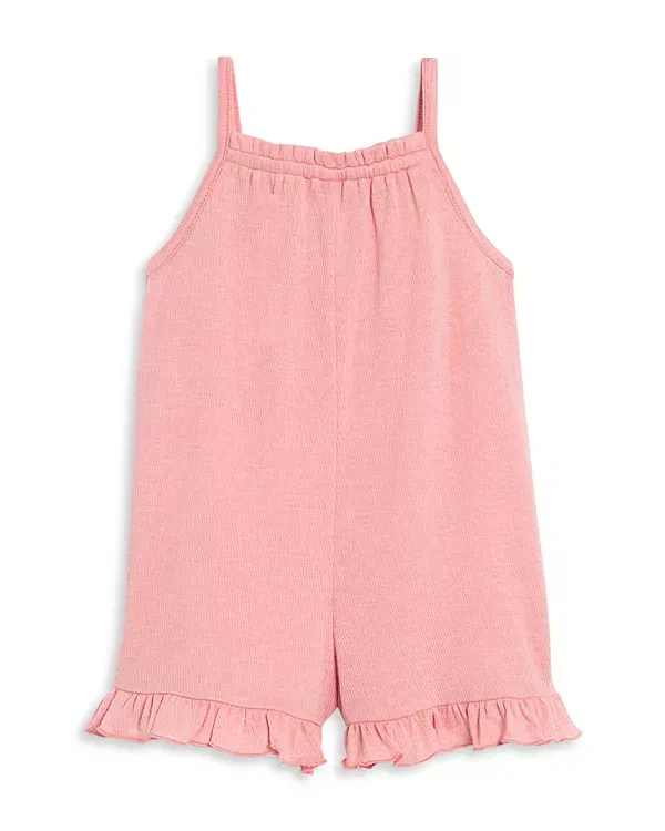 Детский комбинезон для девочек с рюшами Bloomie's Baby, Light Pink