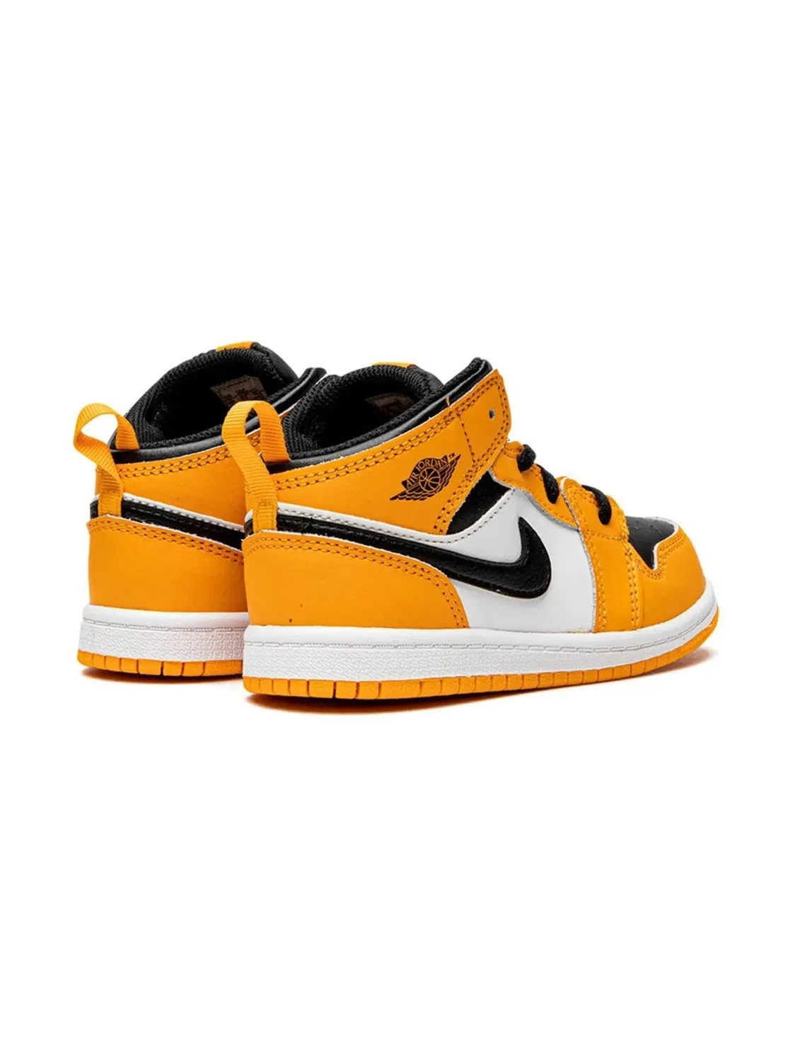 Кроссовки Jordan 1 Mid "Taxi/Black/White" — фото 3