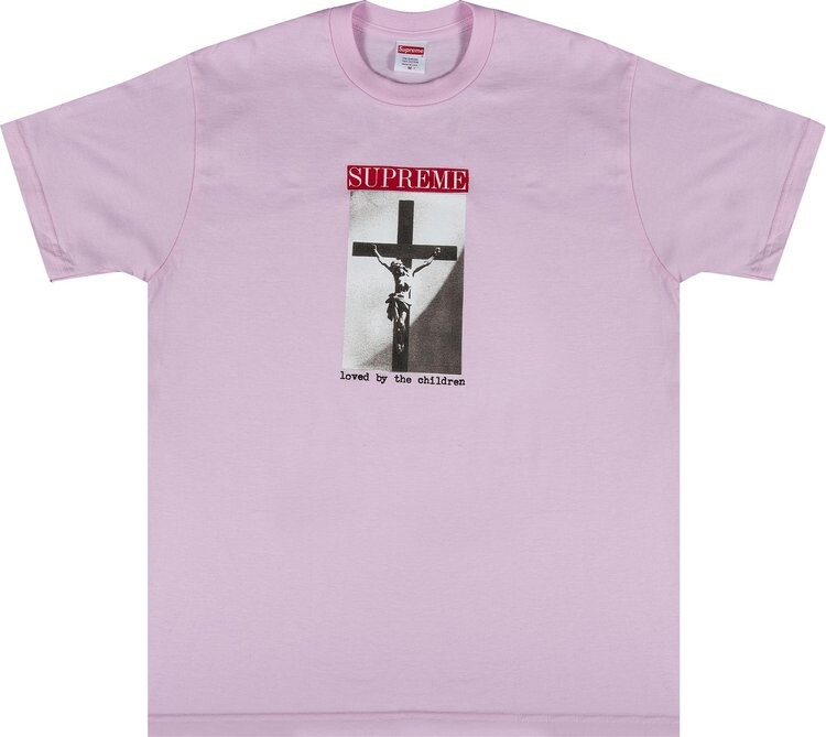 

Футболка Supreme Loved By The Children Tee 'Light Pink', розовый