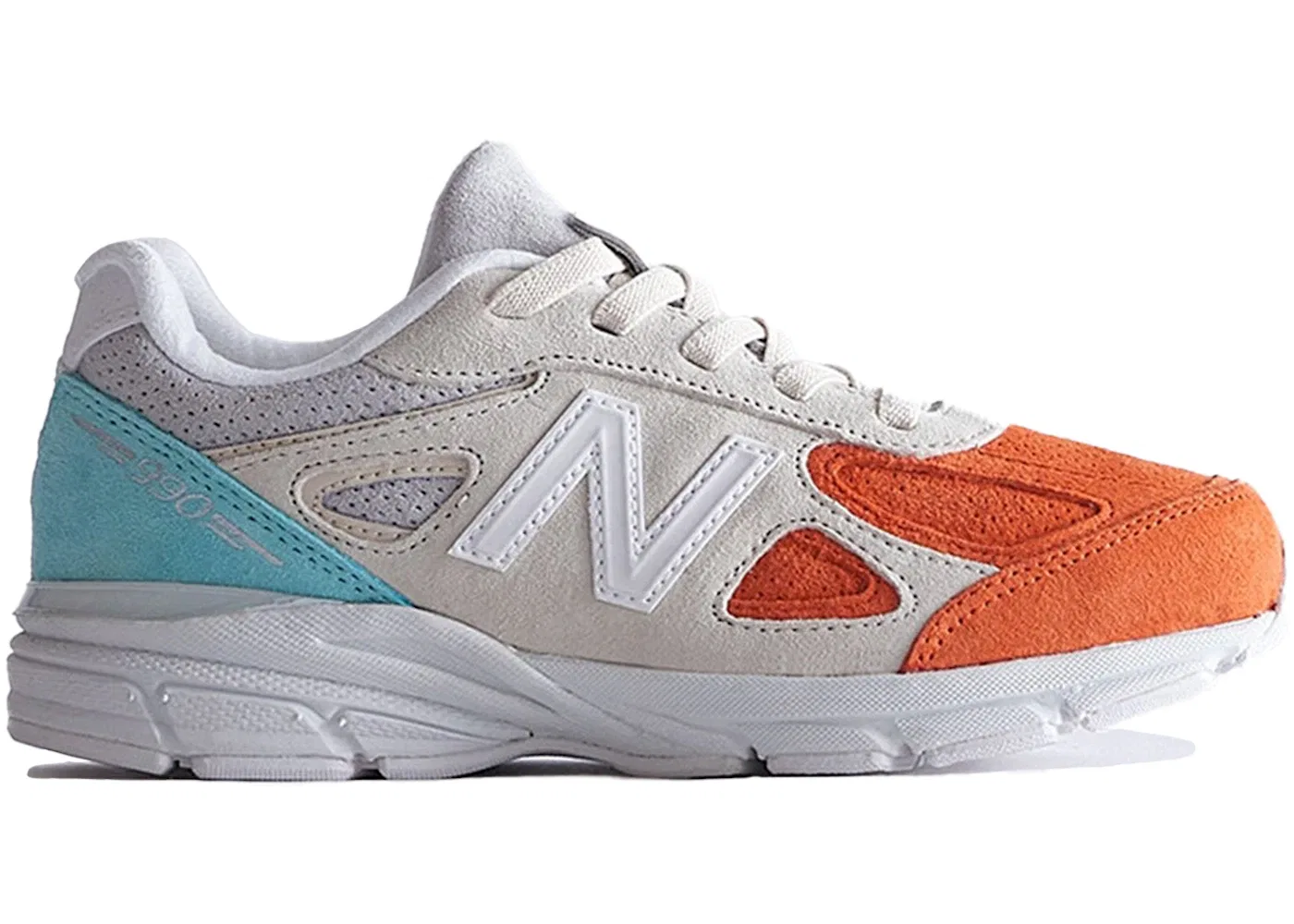 Детские кроссовки Lifestyle New Balance 990v4 Kith Cyclades, Rust Parchment