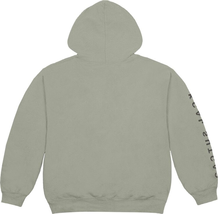 Худи Cactus Jack by Travis Scott New Sight Zip Up Hoodie 'Sage', зеленый — фото 3