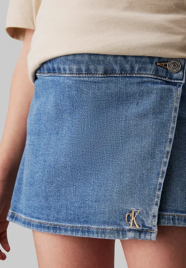 Детская юбка Calvin Klein Jeans, синий — фото 3