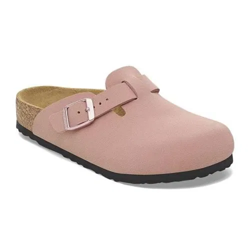 Детские деревянные сабо Birkenstock Boston, Роза — фото 2